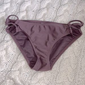 Xhiliration Bikini Bottoms Dusty Purple Size Small - NWOT